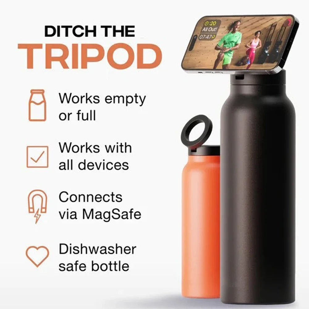 MagniMate™ Water Bottle with MagSafe Phone Holder