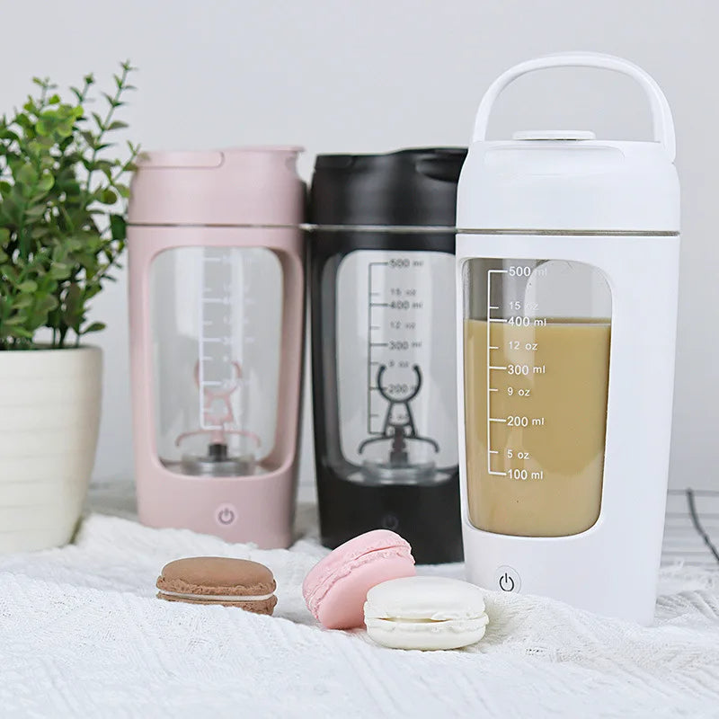 ShakePro™ – שייקר חלבון חשמלי עם אחסון אבקה