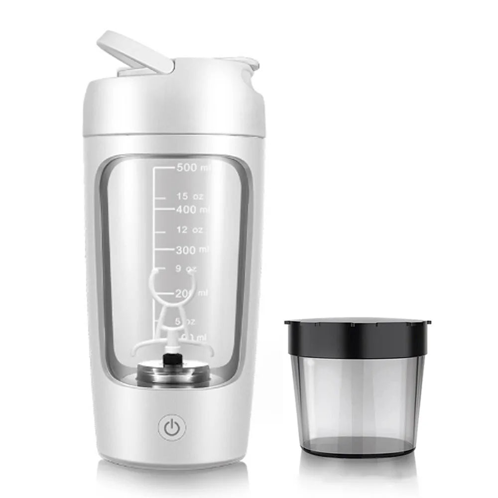 ShakePro™ – שייקר חלבון חשמלי עם אחסון אבקה