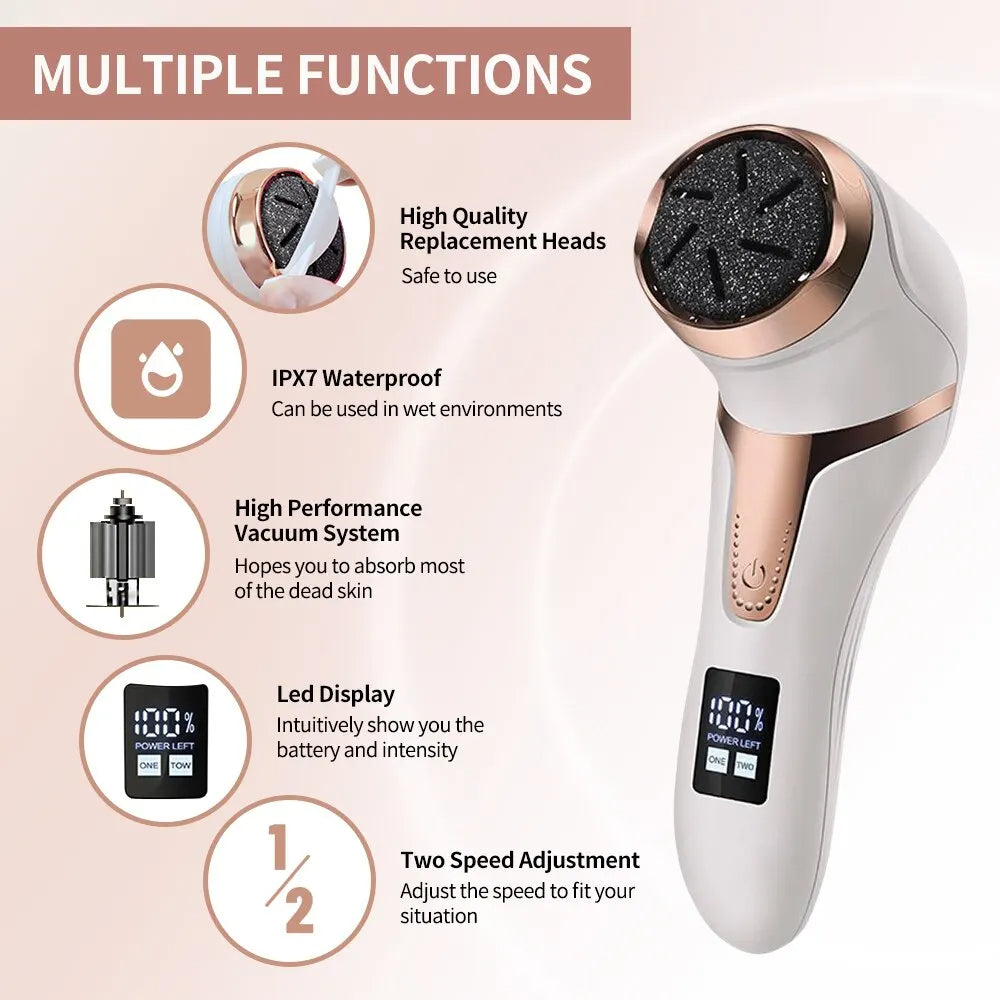 SmoothStep™ – Rechargeable Foot Callus & Dead Skin Remover