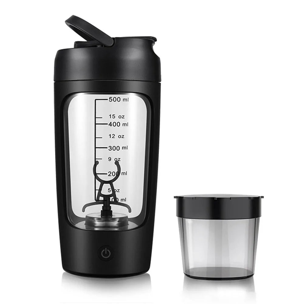 ShakePro™ – שייקר חלבון חשמלי עם אחסון אבקה