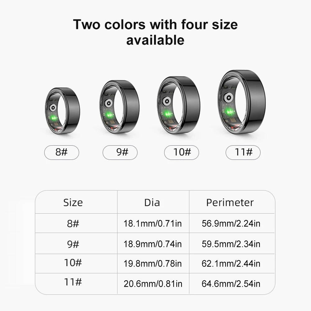 AuraRing™ – Sleek Smart Ring for Fitness, Sleep & More