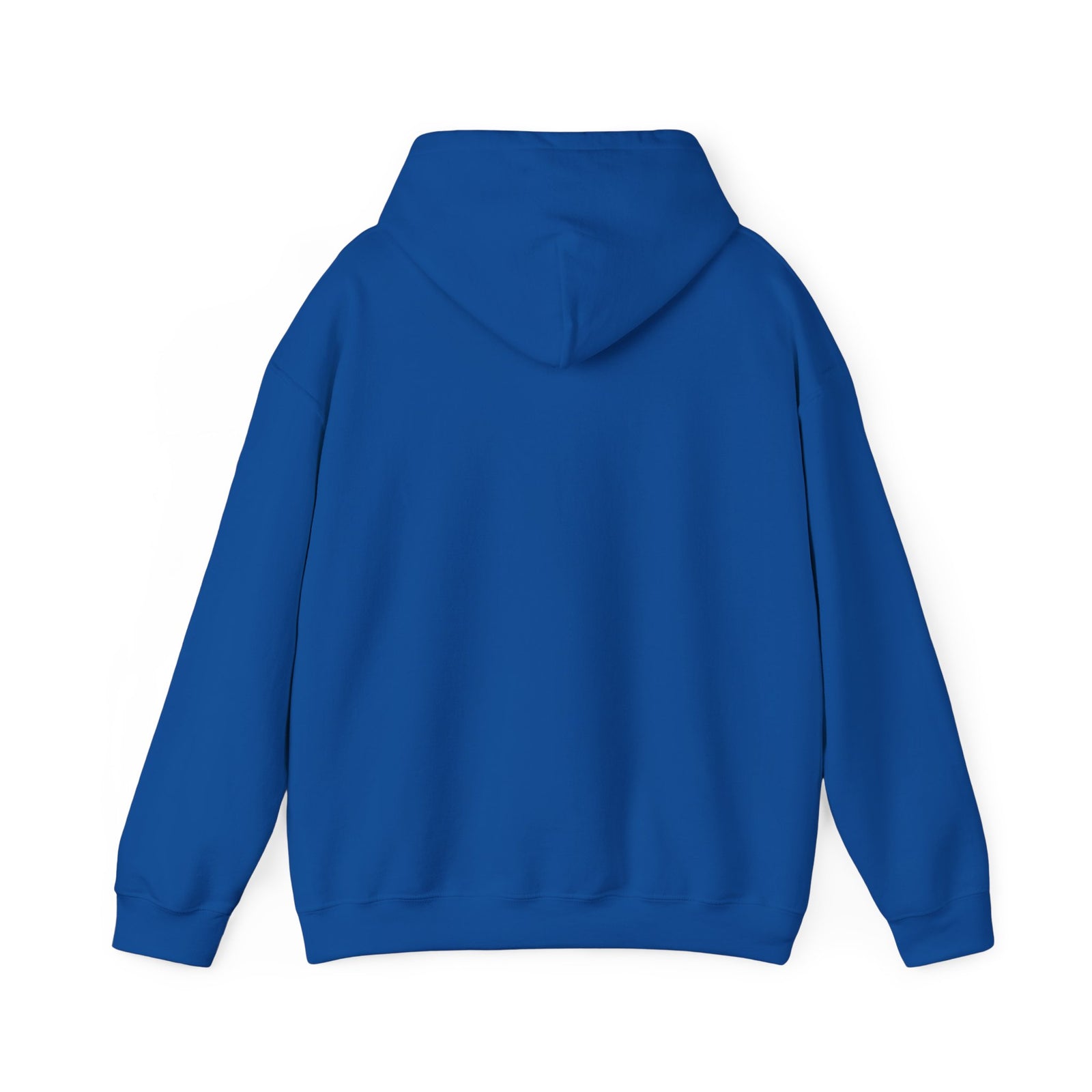 Blue hoodie on a white background