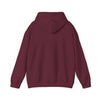 Maroon hoodie on a white background