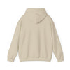 Beige hoodie on a white background
