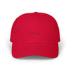 Red cap with 'OLYMPUS' branding on a white background