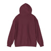 Maroon hoodie on a white background