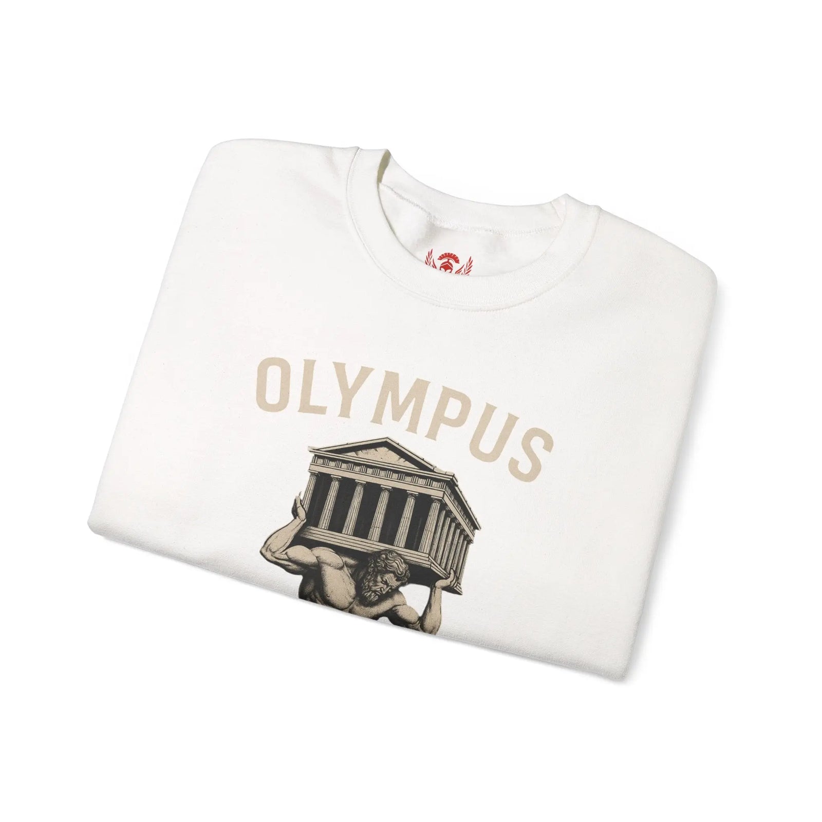 Olympus Atlas Heritage Sweatshirt — Vintage Myth Strength - unisex hoodie, Unisex Crewneck Sweatshirt, Baseball Caps, Unisex Oversized Tee, Gym Towel, Oversized T-Shirt, Weightlifting Grip Pads, Weighted Vest, Lumbar Belt -  Olympus