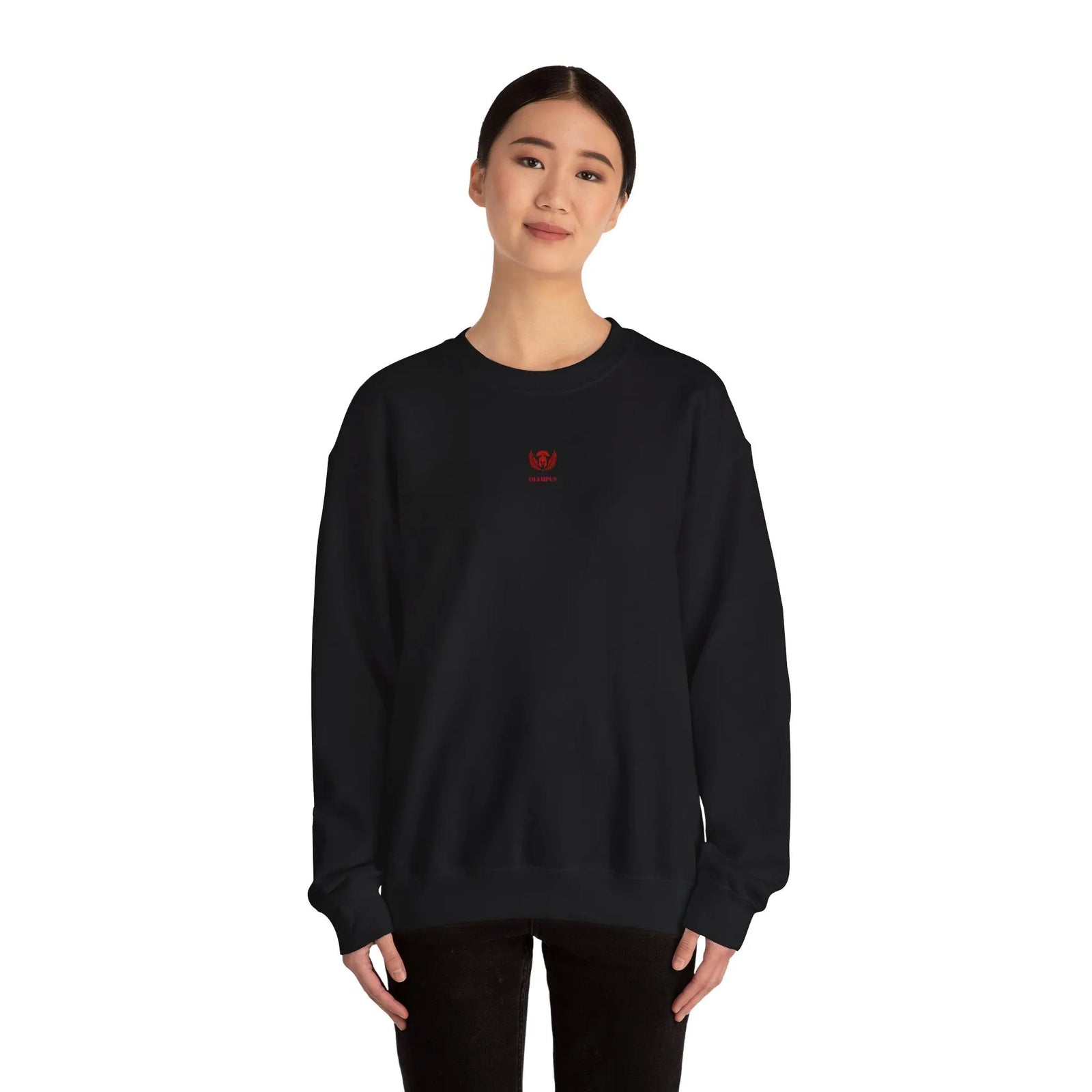 Olympus Minimal Crest Sweatshirt – Clean. Simple. Unisex. - unisex hoodie, Unisex Crewneck Sweatshirt, Baseball Caps, Unisex Oversized Tee, Gym Towel, Oversized T-Shirt, Weightlifting Grip Pads, Weighted Vest, Lumbar Belt -  Olympus