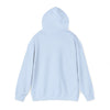 Light blue hoodie on a white background