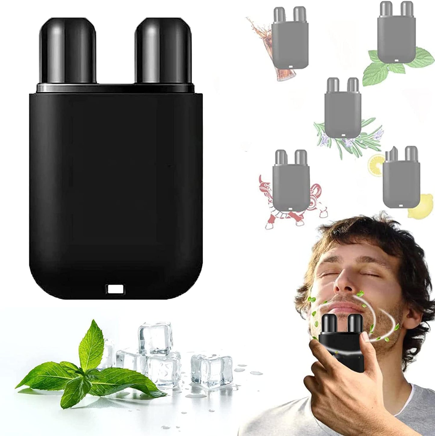HerbalBreathe™ – משאף צמחי לאף להקלה על הסינוסים 