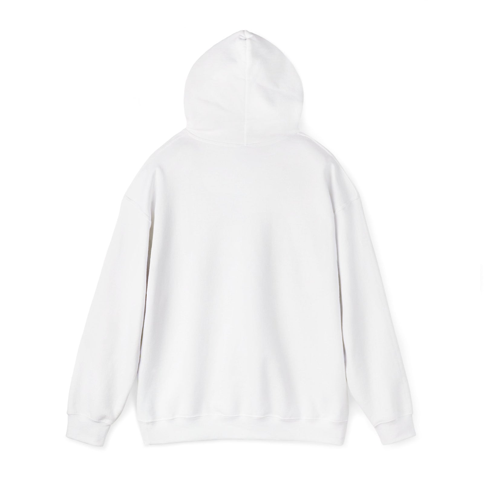 White hoodie on a white background