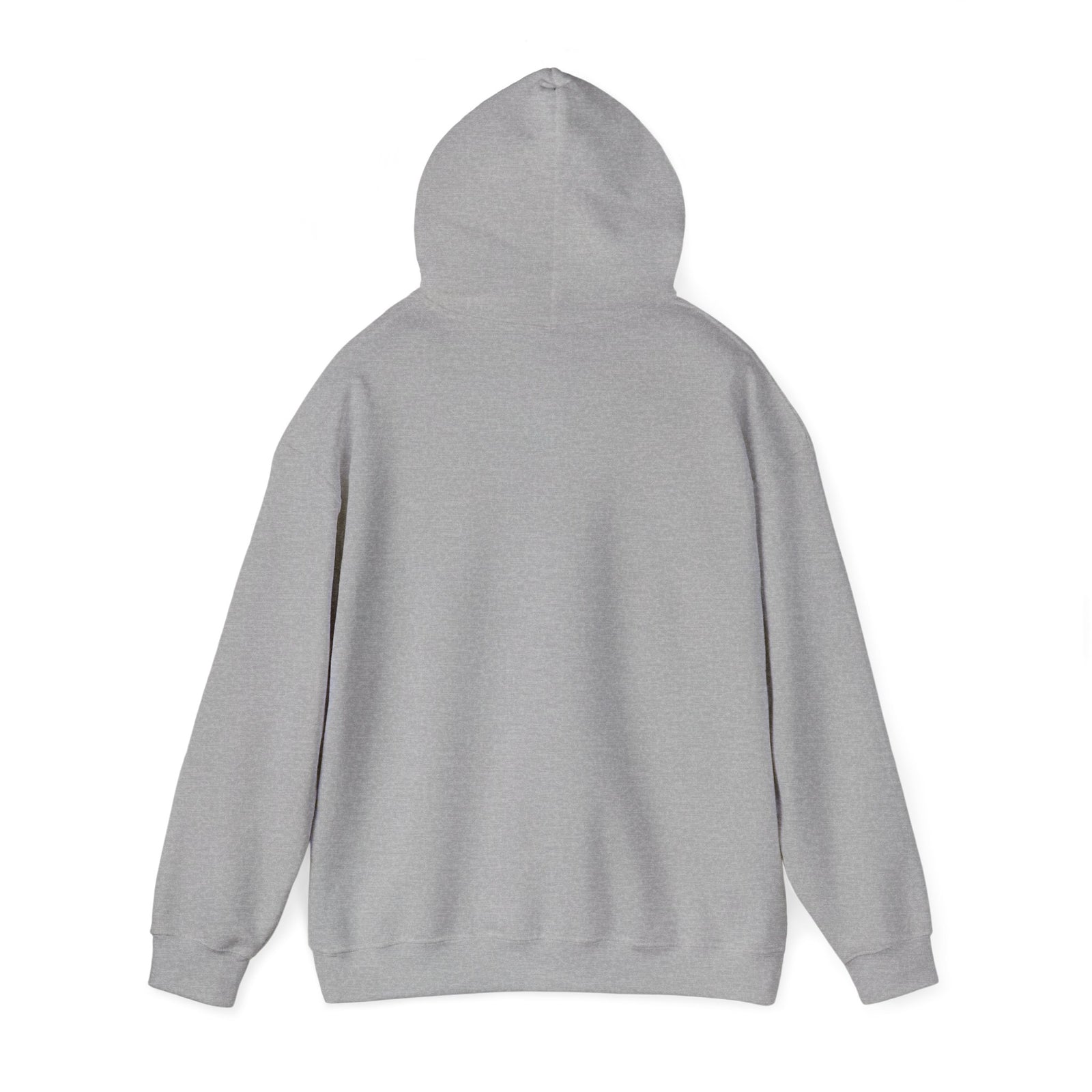 Gray hoodie on a white background