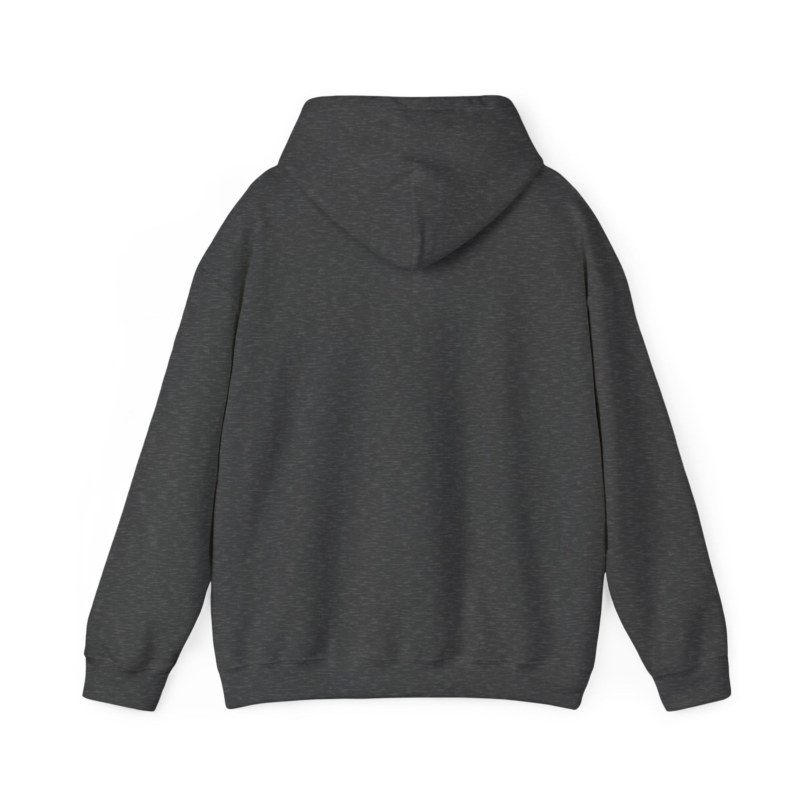 Dark gray hoodie on a white background