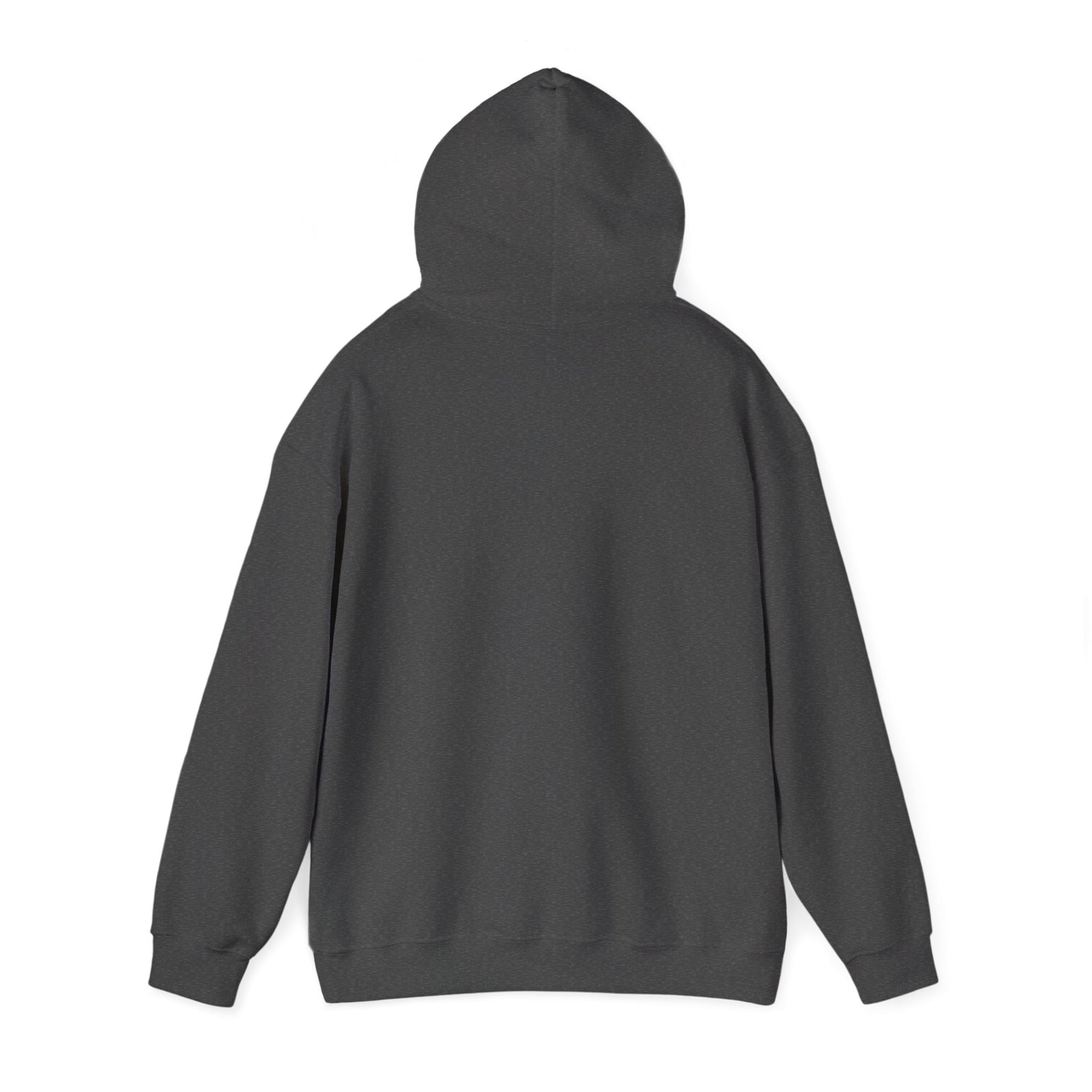 Dark gray hoodie on a white background