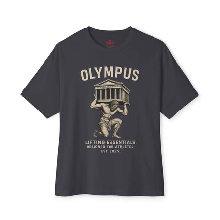 Olympus Atlas Vintage Tee — Greek Myth Legend Style - unisex hoodie, Unisex Crewneck Sweatshirt, Baseball Caps, Unisex Oversized Tee, Gym Towel, Oversized T-Shirt, Weightlifting Grip Pads, Weighted Vest, Lumbar Belt -  Olympus