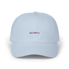 Light blue cap with 'OLYMPUS' logo on a white background